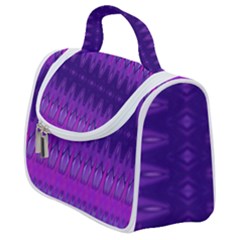 Illustration Purple Abstract Wallpaper Pattern Abstract Satchel Handbag by Sudhe