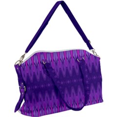 Illustration Purple Abstract Wallpaper Pattern Abstract Canvas Crossbody Bag by Sudhe