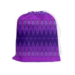 Illustration Purple Abstract Wallpaper Pattern Abstract Drawstring Pouch (xl) by Sudhe