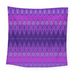 Illustration Purple Abstract Wallpaper Pattern Abstract Square Tapestry (large)