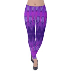 Illustration Purple Abstract Wallpaper Pattern Abstract Velvet Leggings