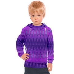 Illustration Purple Abstract Wallpaper Pattern Abstract Kids  Hooded Pullover by Sudhe