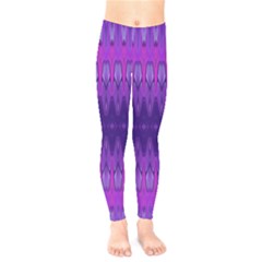 Illustration Purple Abstract Wallpaper Pattern Abstract Kids  Leggings by Sudhe