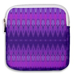 Illustration Purple Abstract Wallpaper Pattern Abstract Mini Square Pouch by Sudhe