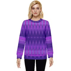 Illustration Purple Abstract Wallpaper Pattern Abstract Hidden Pocket Sweatshirt by Sudhe