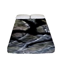 Black Love Browning Deer Camo Fitted Sheet (full/ Double Size) by Jancukart