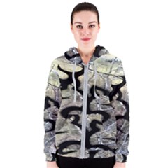 Black Love Browning Deer Camo Women s Zipper Hoodie