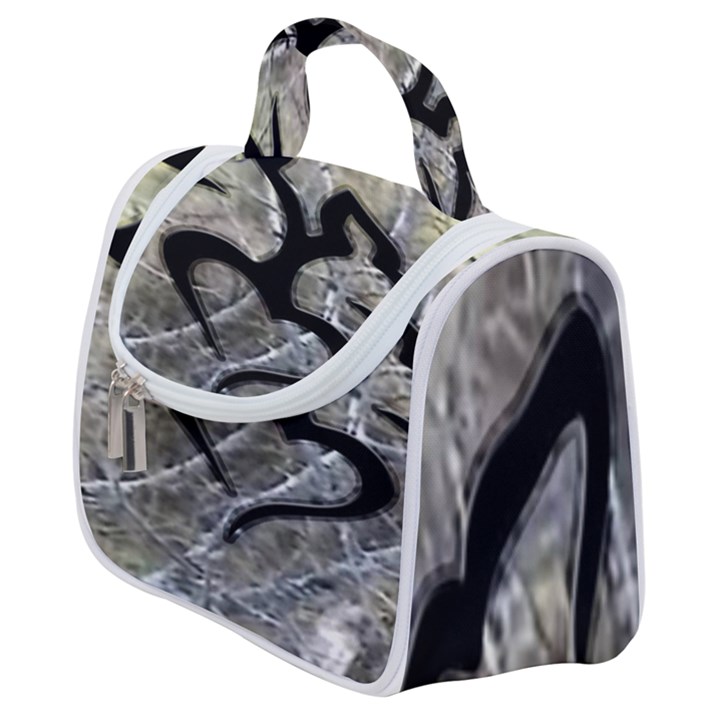 Black Love Browning Deer Camo Satchel Handbag