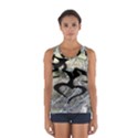 Black Love Browning Deer Camo Sport Tank Top  View1