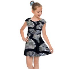 Black Love Browning Deer Camo Kids  Cap Sleeve Dress by Jancukart