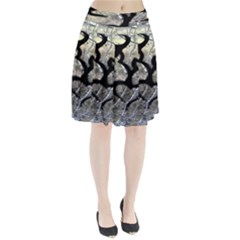 Black Love Browning Deer Camo Pleated Skirt by Jancukart