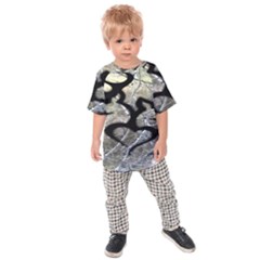 Black Love Browning Deer Camo Kids  Raglan Tee