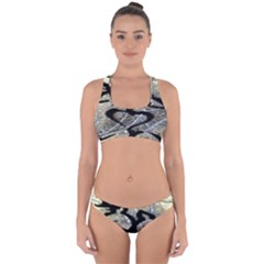 Black Love Browning Deer Camo Cross Back Hipster Bikini Set by Jancukart