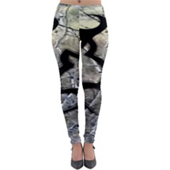 Black Love Browning Deer Camo Lightweight Velour Leggings by Jancukart