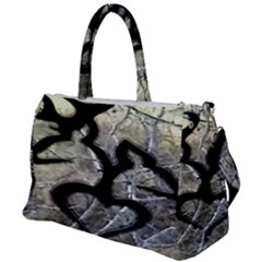 Black Love Browning Deer Camo Duffel Travel Bag