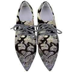 Black Love Browning Deer Camo Pointed Oxford Shoes