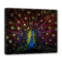 Beautiful Peacock Feather Deluxe Canvas 24  x 20  (Stretched) View1