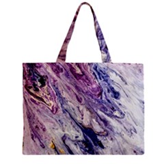 Marble Pattern Texture Zipper Mini Tote Bag