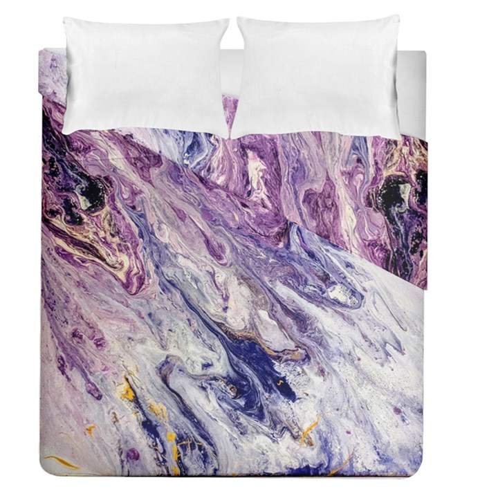 Marble Pattern Texture Duvet Cover Double Side (Queen Size)