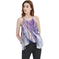 Marble Pattern Texture Flowy Camisole Tank Top