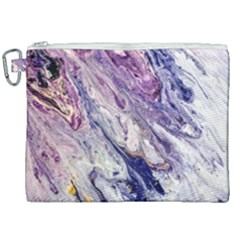 Marble Pattern Texture Canvas Cosmetic Bag (xxl)