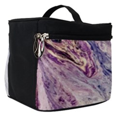 Marble Pattern Texture Make Up Travel Bag (small)