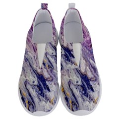 Marble Pattern Texture No Lace Lightweight Shoes