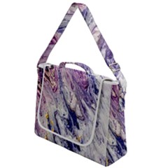 Marble Pattern Texture Box Up Messenger Bag