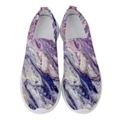 Marble Pattern Texture Women s Slip On Sneakers