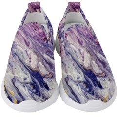 Marble Pattern Texture Kids  Slip On Sneakers