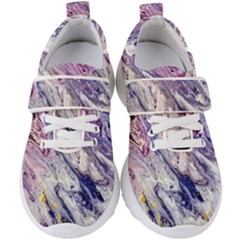 Marble Pattern Texture Kids  Velcro Strap Shoes