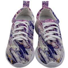 Marble Pattern Texture Kids Athletic Shoes