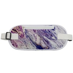 Marble Pattern Texture Rounded Waist Pouch