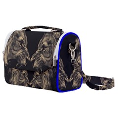 Animalsangry Male Lions Conflict Satchel Shoulder Bag