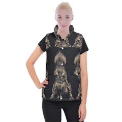 Animalsangry Male Lions Conflict Women s Button Up Vest