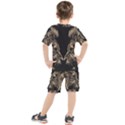 Animalsangry Male Lions Conflict Kids  Tee and Shorts Set View2