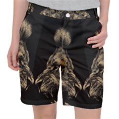 Animalsangry Male Lions Conflict Pocket Shorts by Jancukart