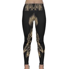 Animalsangry Male Lions Conflict Lightweight Velour Classic Yoga Leggings by Jancukart