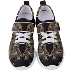 Animalsangry Male Lions Conflict Women s Velcro Strap Shoes