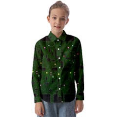 Board Conductors Circuits Kids  Long Sleeve Shirt by Jancukart