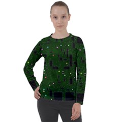 Board Conductors Circuits Women s Long Sleeve Raglan Tee