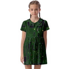 Board Conductors Circuits Kids  Asymmetric Collar Dress by Jancukart