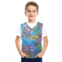 Globe world map maps europe Kids  Basketball Tank Top View1