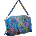 Globe world map maps europe Canvas Crossbody Bag View1