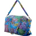 Globe world map maps europe Canvas Crossbody Bag View2