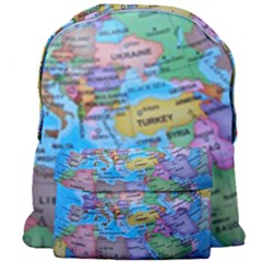 Globe World Map Maps Europe Giant Full Print Backpack by Jancukart