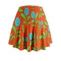 Background-texture-seamless-flowers Mini Flare Skirt View2