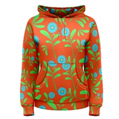 Background-texture-seamless-flowers Women s Pullover Hoodie