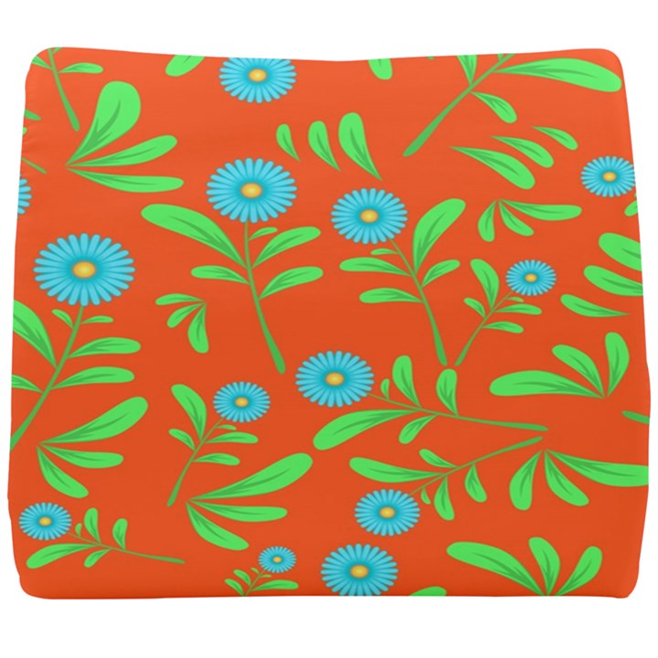 Background-texture-seamless-flowers Seat Cushion