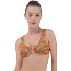 Background-texture-seamless-flowers Ring Detail Bikini Top